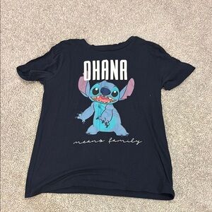 Disney Black Stitch Short Sleeve Tee
